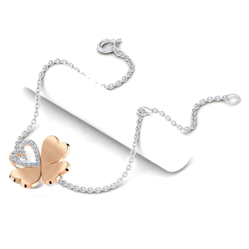 Clover Hearts Diamond Bracelet Clover Hearts Diamond Bracelet