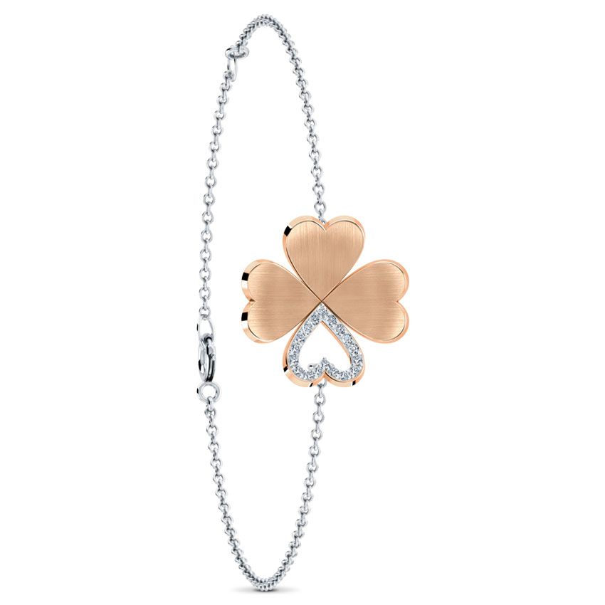 Clover Hearts Diamond Bracelet Clover Hearts Diamond Bracelet