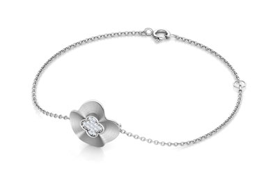 Clover Mist Diamond Bracelet