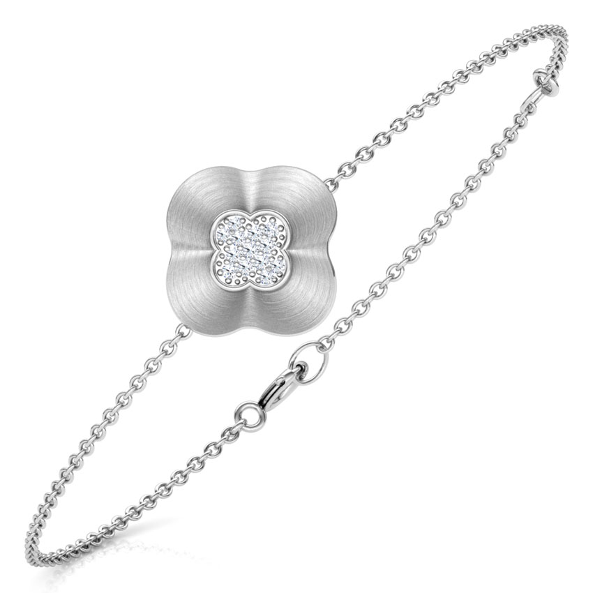 Clover Mist Diamond Bracelet