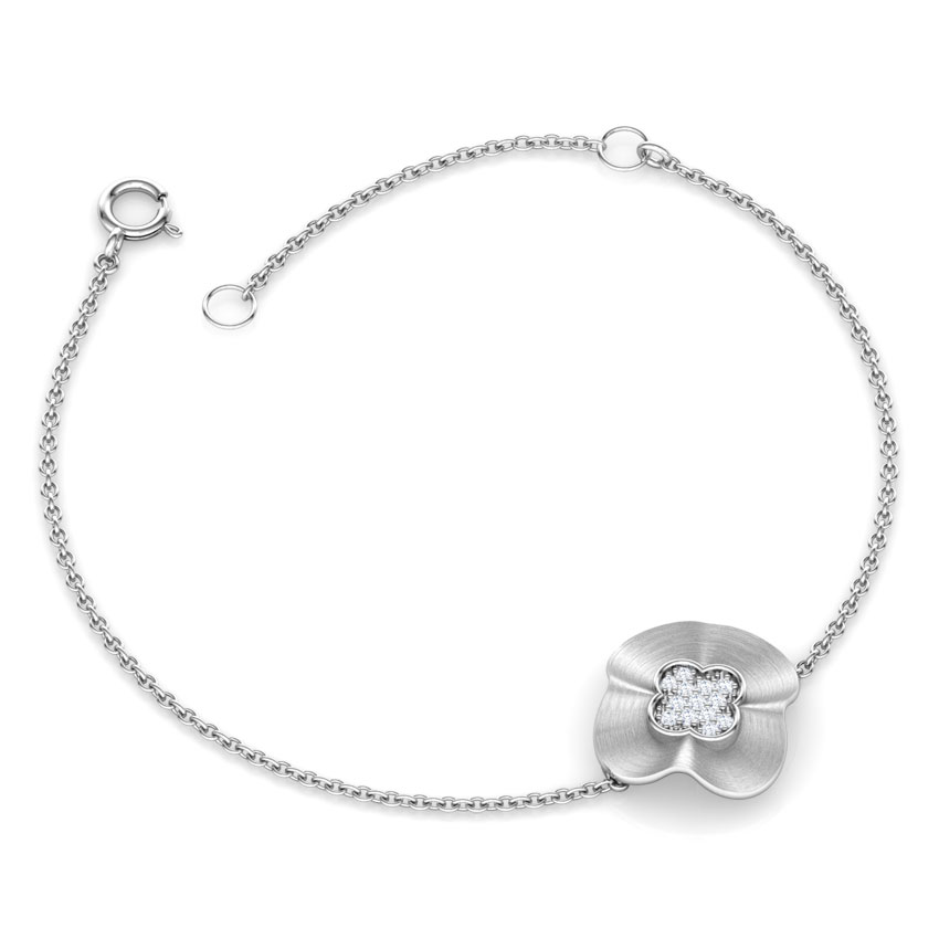 Clover Mist Diamond Bracelet