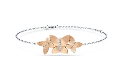 Rosy Butterfly Diamond Bracelet Rosy Butterfly Diamond Bracelet