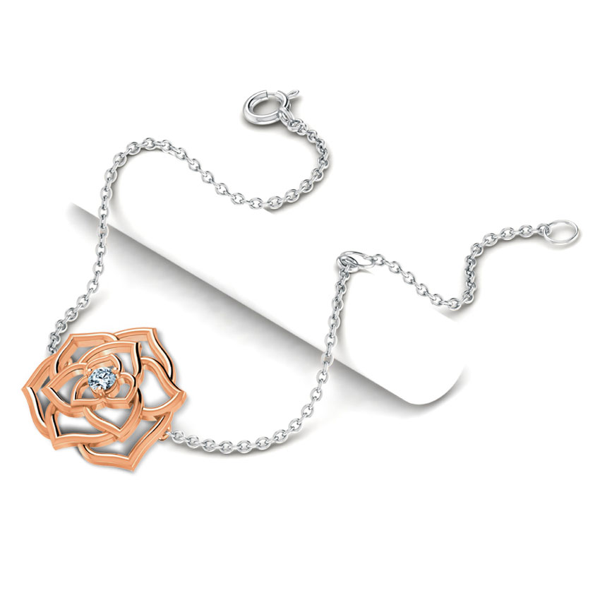 Rosette Diamond Bracelet