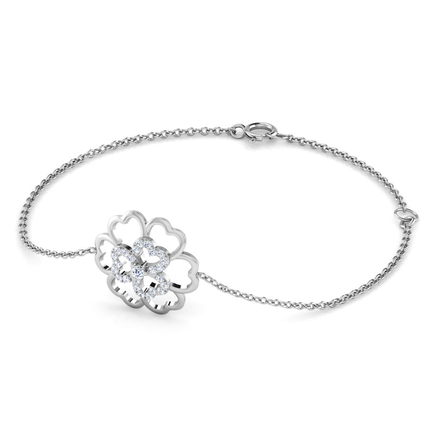 Hibiscus Floret Diamond Bracelet