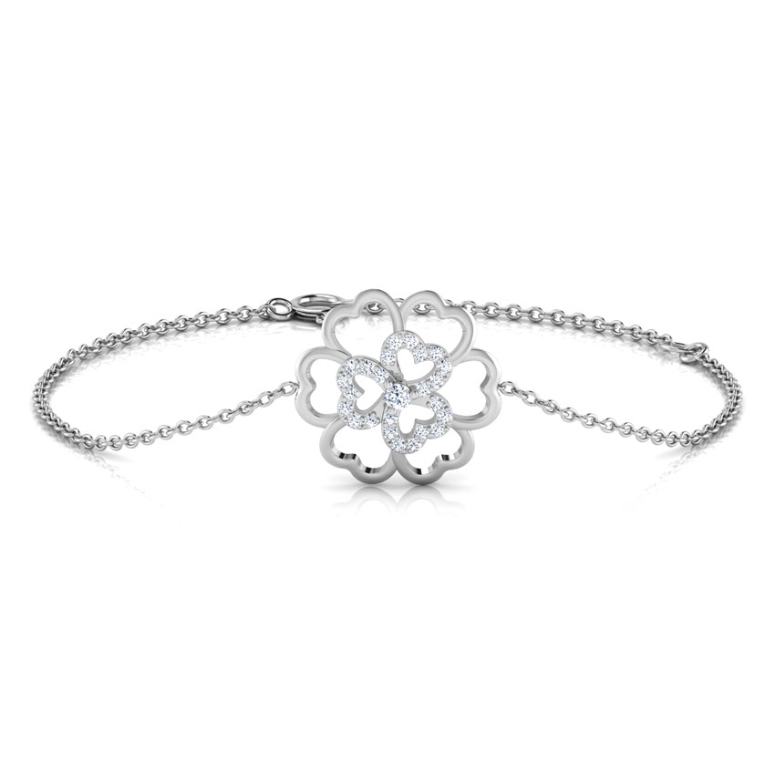 Hibiscus Floret Diamond Bracelet