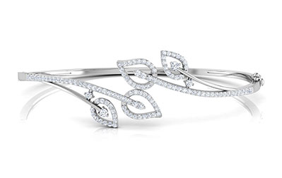 Laura Leaf Diamond Bracelet
