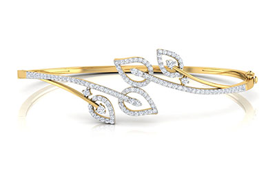 Laura Leaf Diamond Bracelet