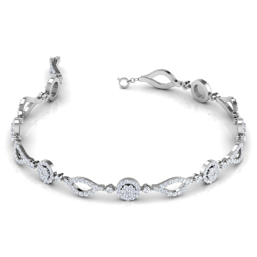 Luna Linked Diamond Bracelet