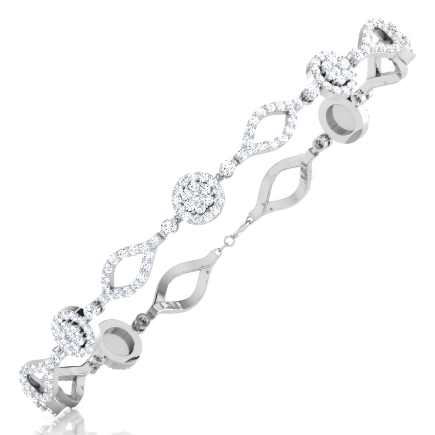 Luna Linked Diamond Bracelet