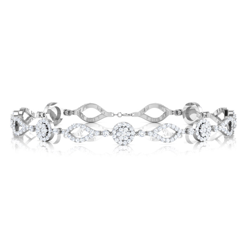 Luna Linked Diamond Bracelet