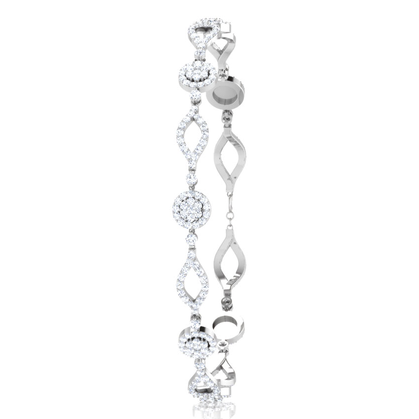 Luna Linked Diamond Bracelet