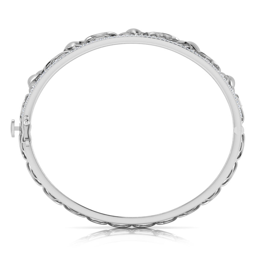 Lotus Ripple Diamond Bracelet