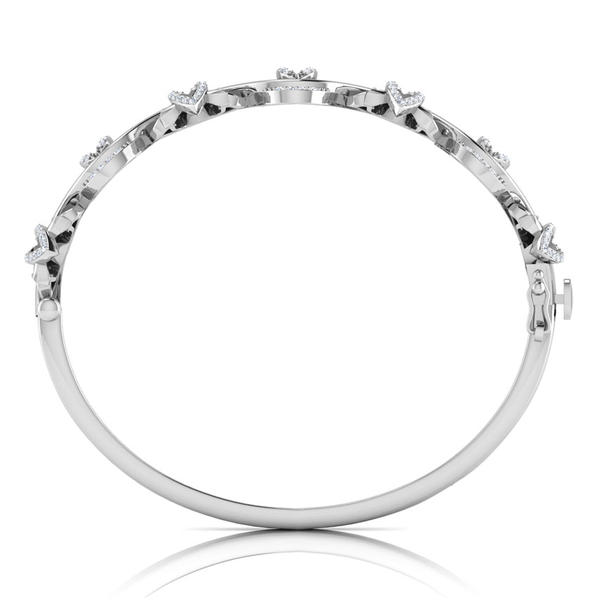 Lotus Wave Diamond Bracelet