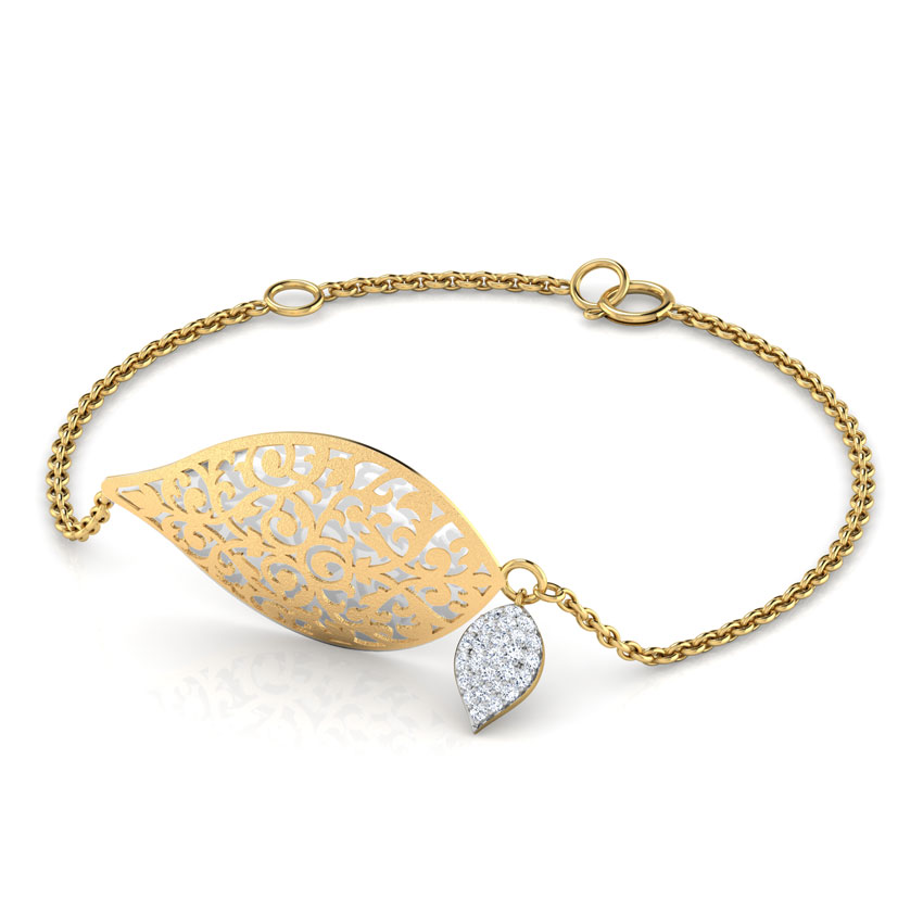 Zoe Leaf Bracelet