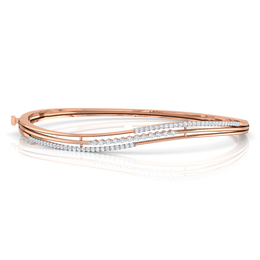 Three Line Diamond Bracelet