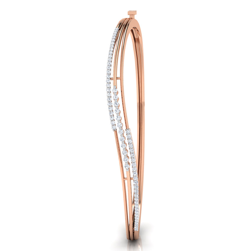 Three Line Diamond Bracelet