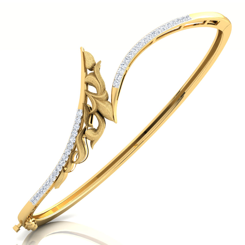 Ornate Curve Diamond Bracelet