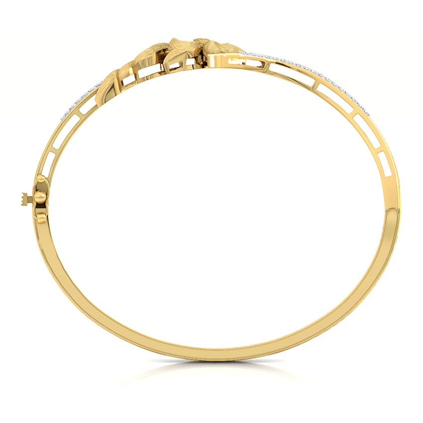 Ornate Curve Diamond Bracelet