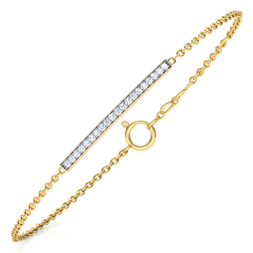 Diamond Bracelets 18 Karat Yellow Gold Maura Classic Diamond Bracelet