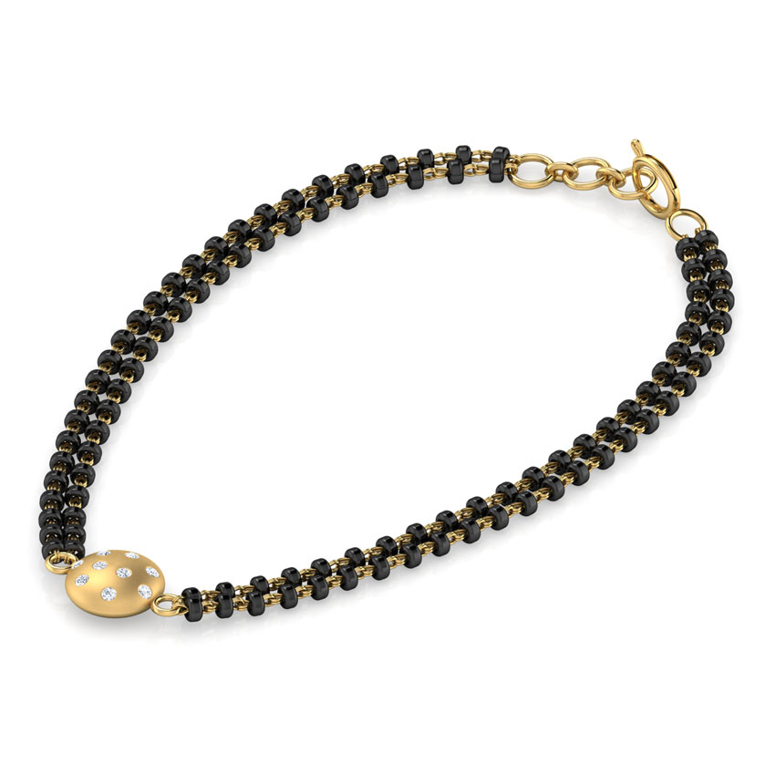 Viragi Diamond Mangalsutra Bracelet Viragi Diamond Mangalsutra Bracelet