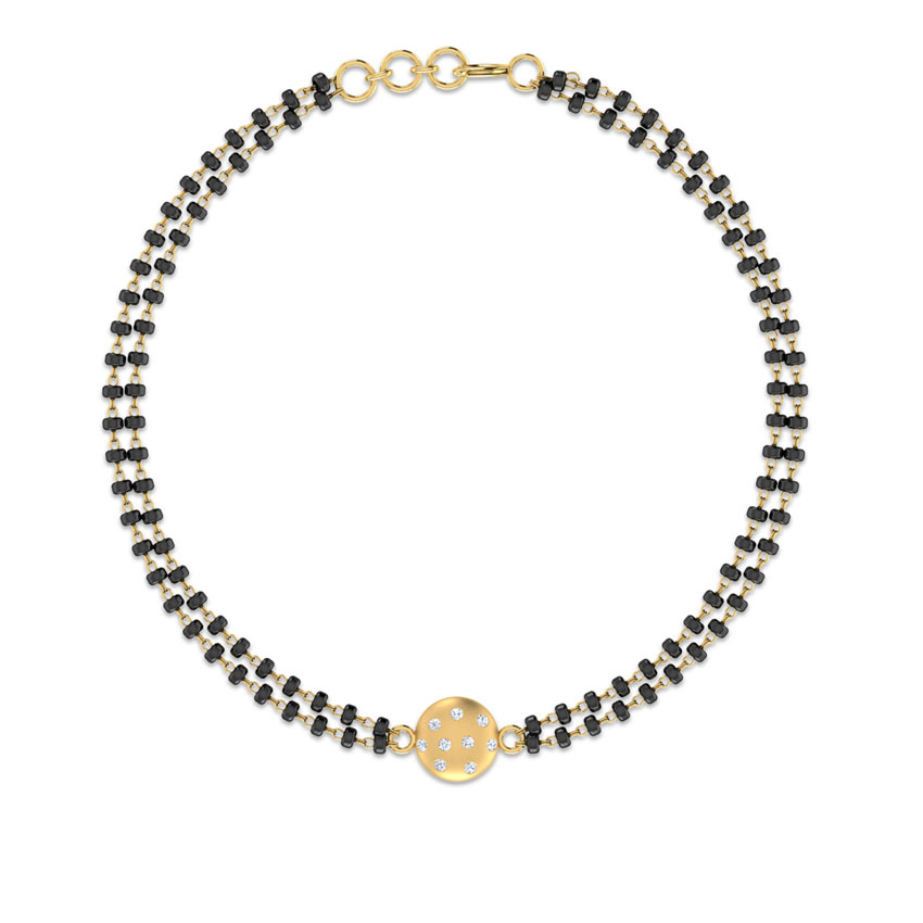Viragi Diamond Mangalsutra Bracelet Viragi Diamond Mangalsutra Bracelet