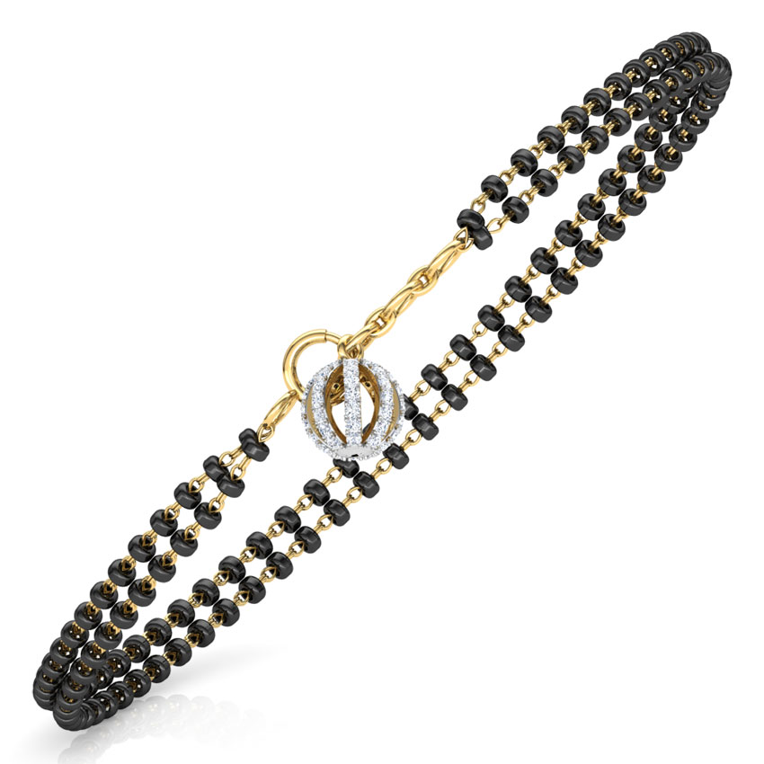 Vibha Diamond Mangalsutra Bracelet
