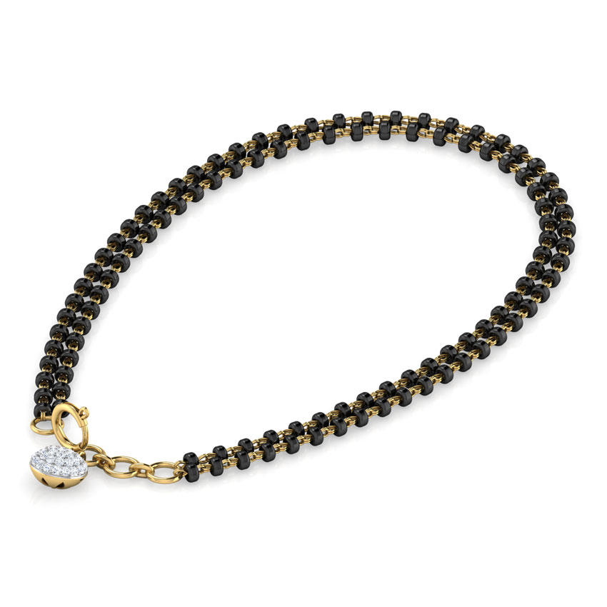 Adya Diamond Mangalsutra Bracelet