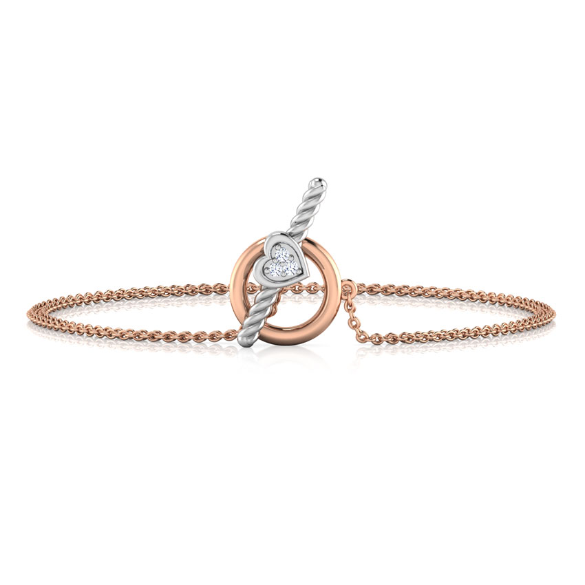 Hoop Love Lock Bracelet