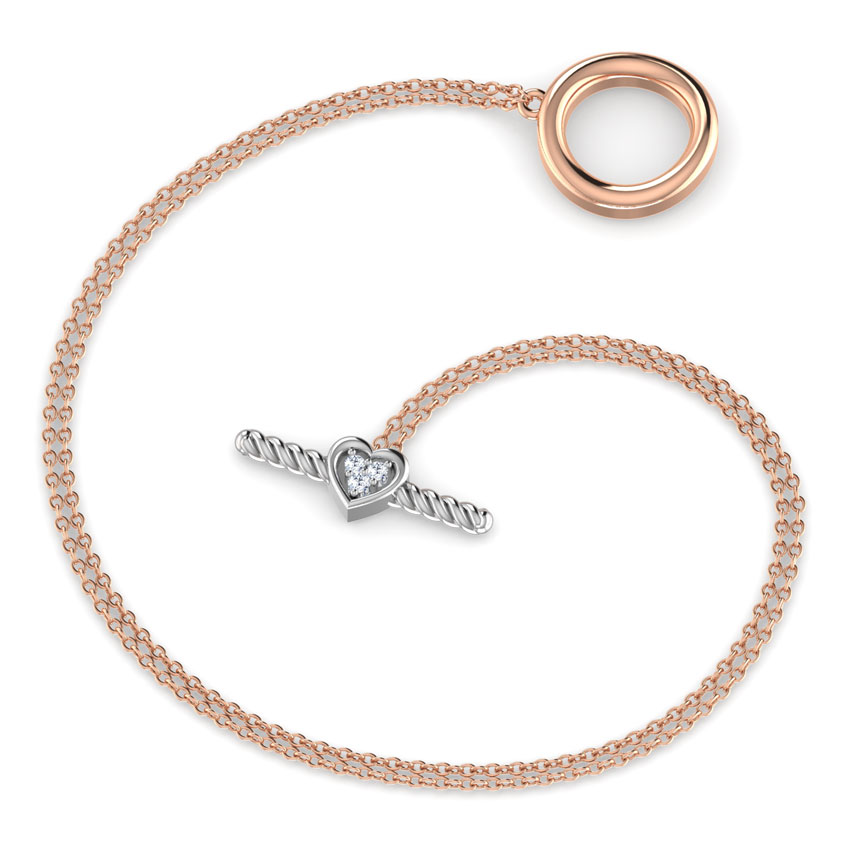 Hoop Love Lock Bracelet