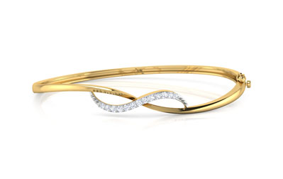 Infinity Curve Diamond Bracelet