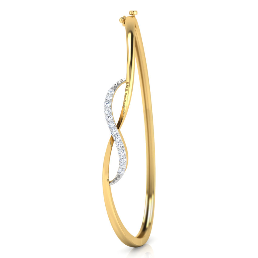 Infinity Curve Diamond Bracelet