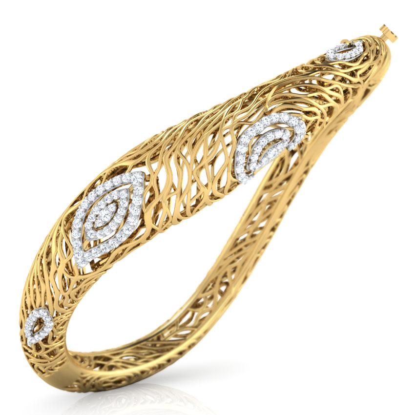 Batino Wood Grain Diamond Bracelet Batino Wood Grain Diamond Bracelet