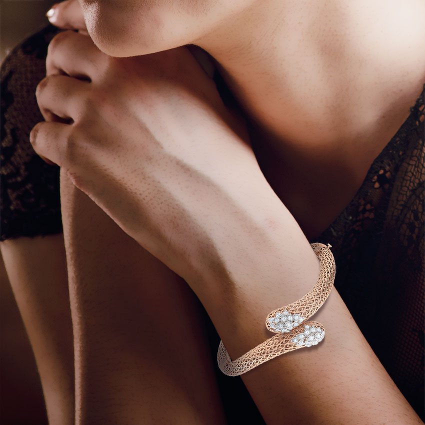 Bhoma Leaf Diamond Bracelet