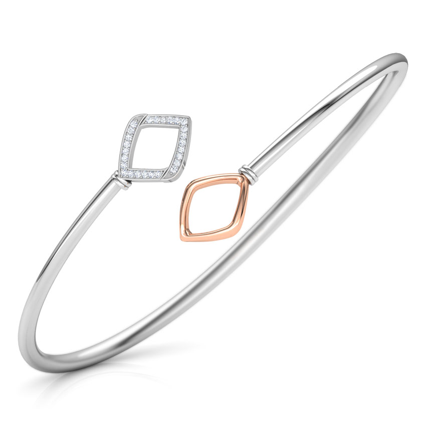 Duo Rhombus Diamond  Bracelet