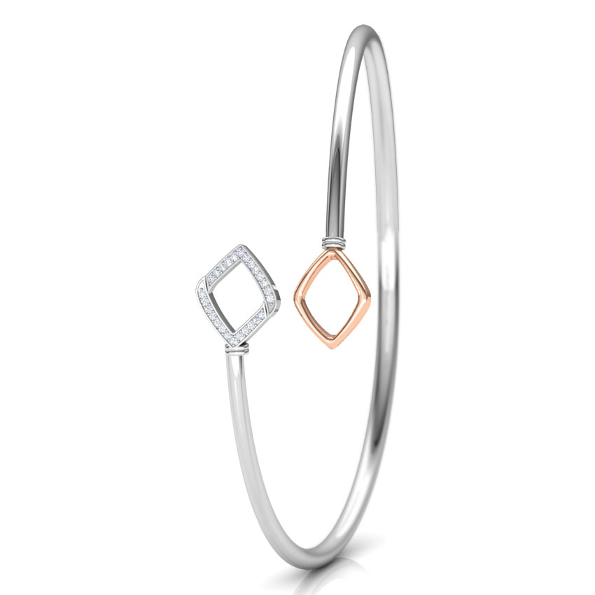 Duo Rhombus Diamond  Bracelet