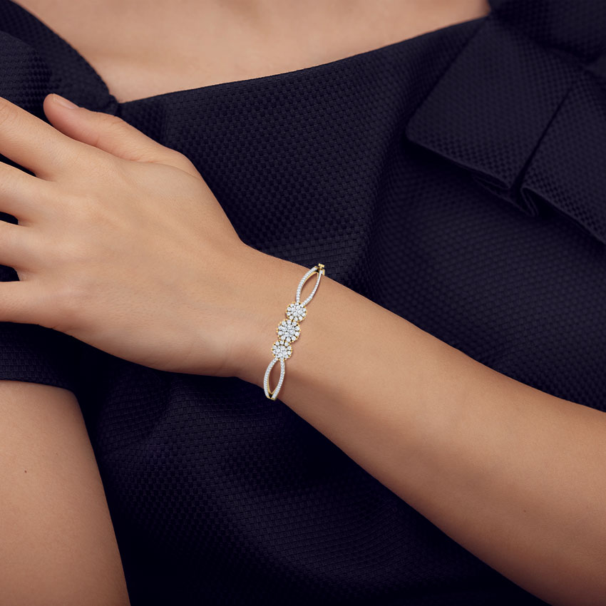 Trio Clump Diamond Bracelet