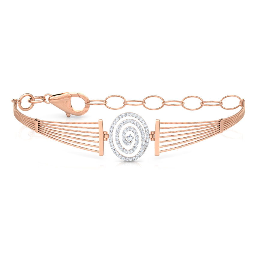 Whirl Diamond Bracelet