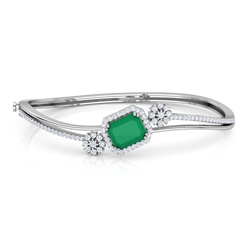 Dual Flower Diamond Bracelet