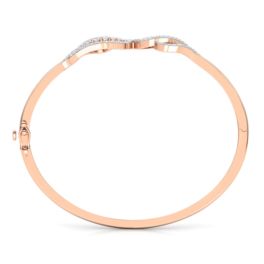 Shell Curve Diamond Bracelet