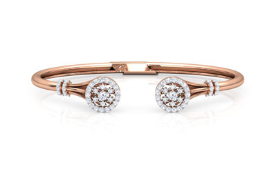 Duo Halo Diamond Bracelet