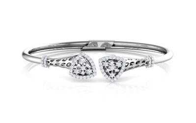 Trigon Diamond Bracelet