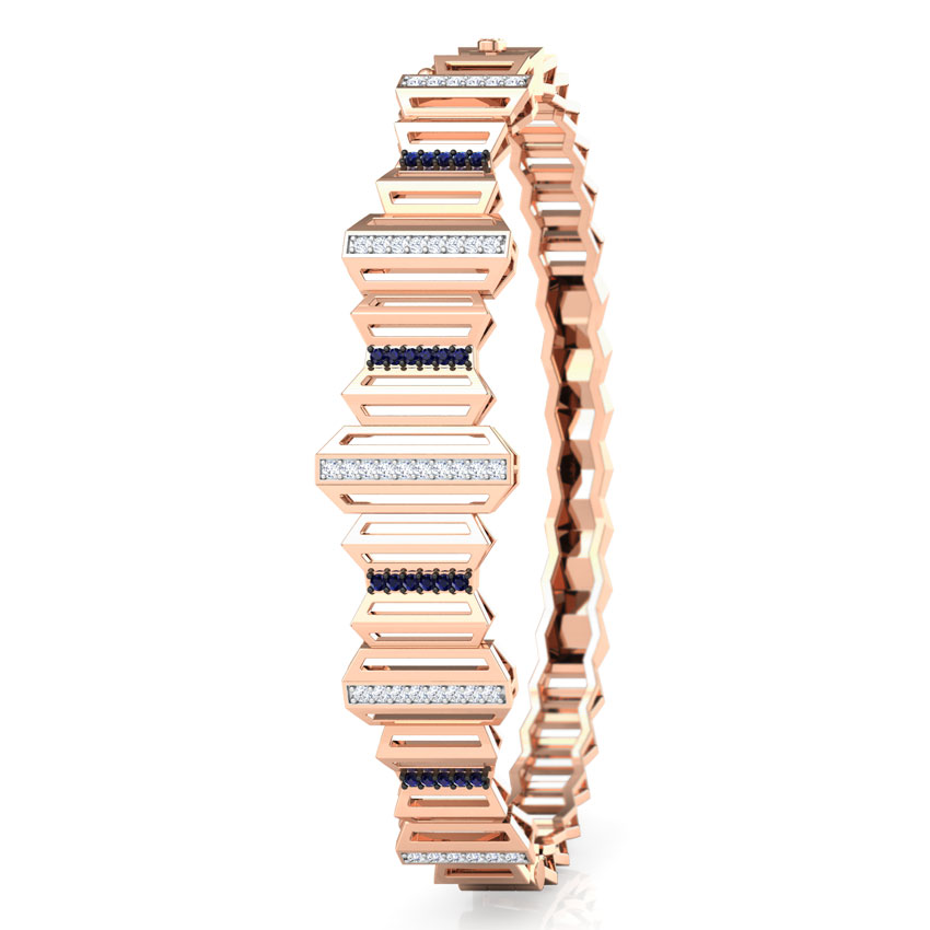 Eros Graduating Zigzag Diamond Bracelet