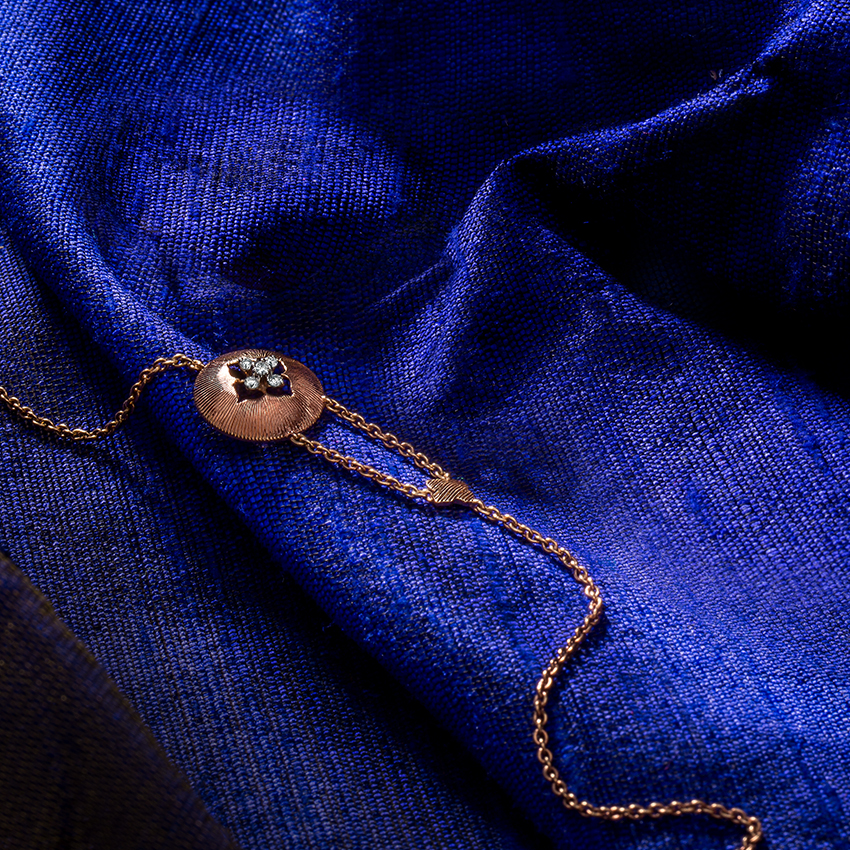 Frasera Brocade Diamond Bracelet