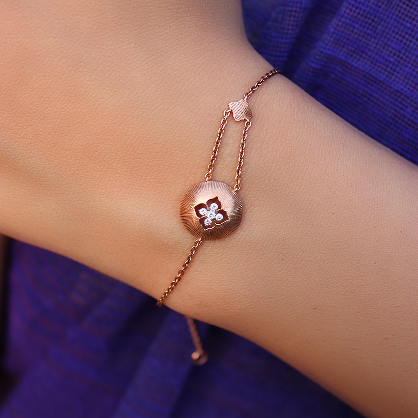 Frasera Brocade Diamond Bracelet