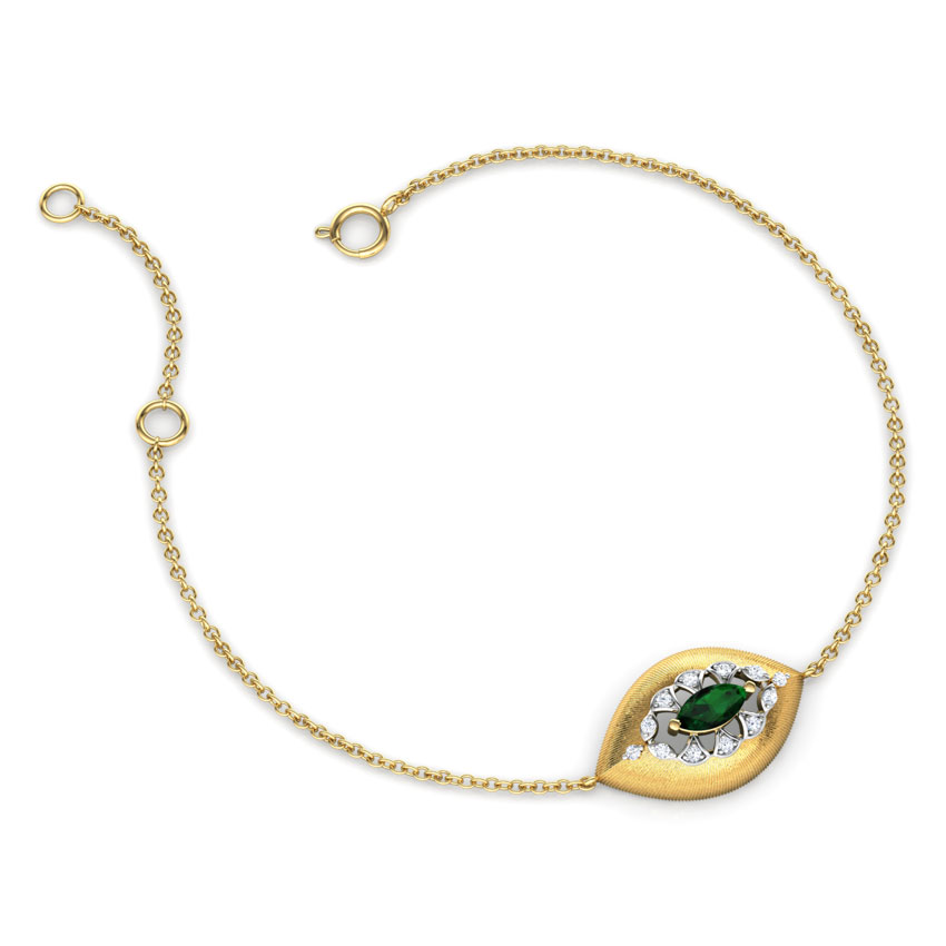 Marquise Brocade Gemstone Bracelet