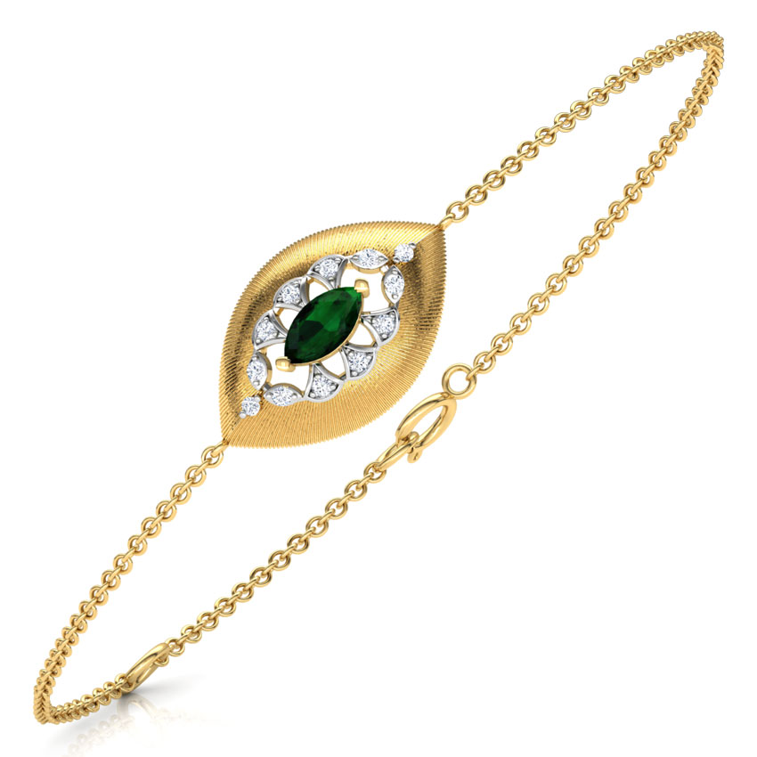 Marquise Brocade Gemstone Bracelet