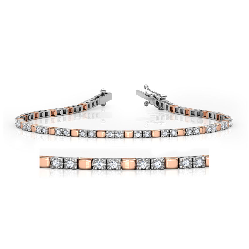 Luminous Diamond Tennis Bracelet
