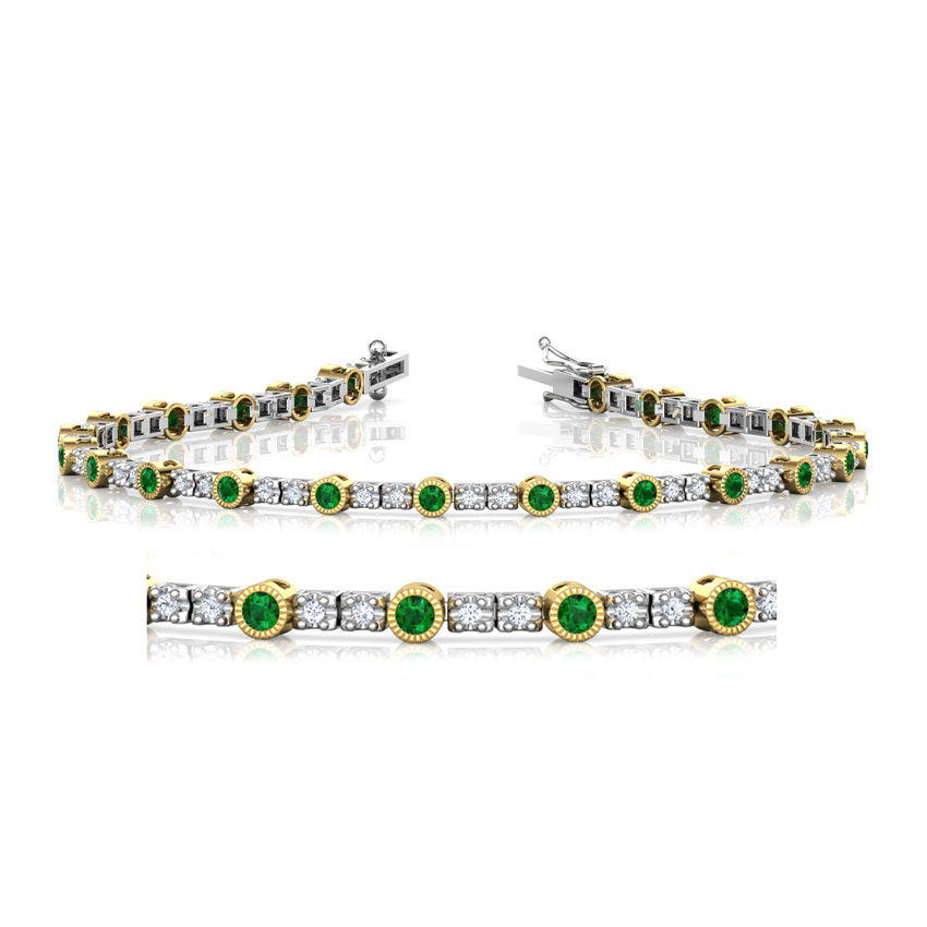 Glitter Tennis Gemstone Bracelet