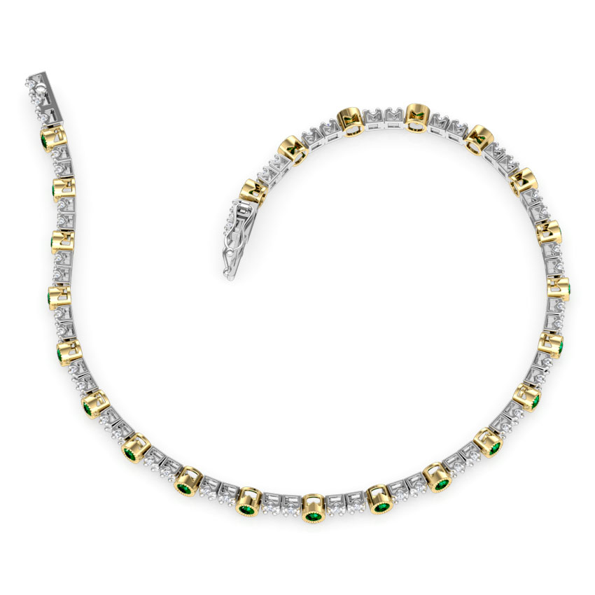 Glitter Tennis Gemstone Bracelet