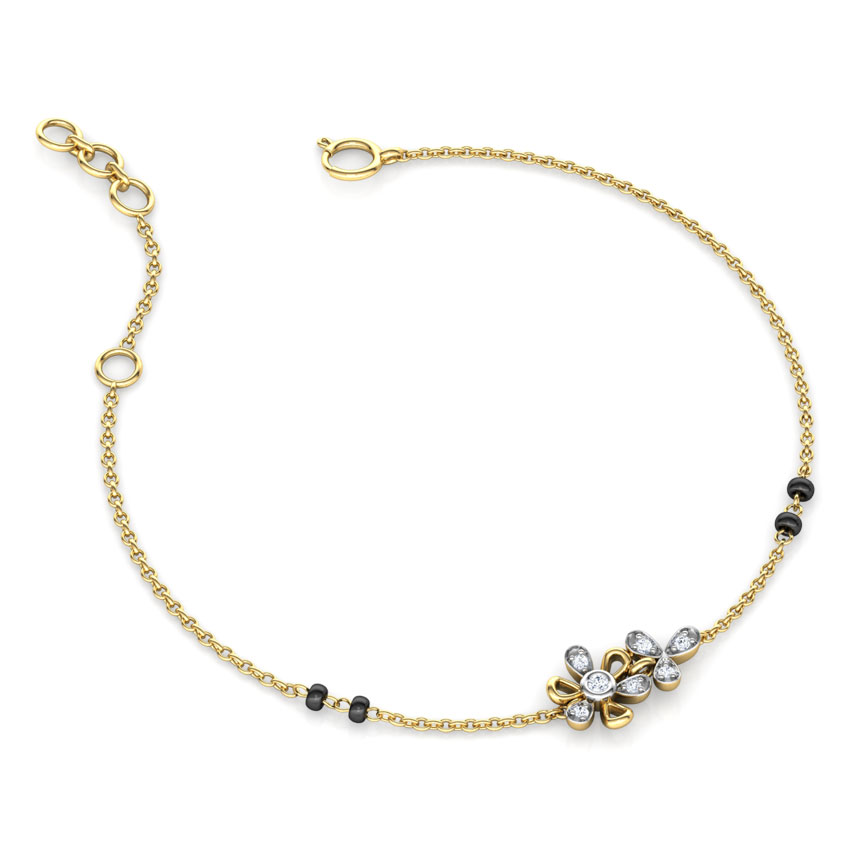 Meher Diamond Mangalsutra Bracelet